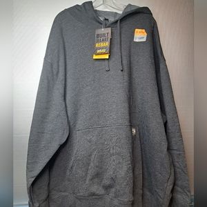 Ariat Rebar Mens Dark Gray hoodie 4XL